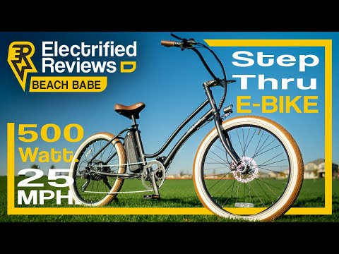 Tower Beach Babe review: ,895 QUALITY Step Thru Beach Cruiser electric bike