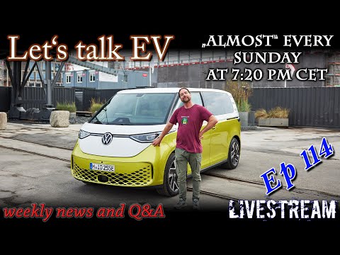 (live) Let's talk EV - I am going camping in the VW Id Buzz