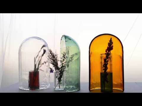 Bouroullecs create range of painterly glass objects for Wonderglass