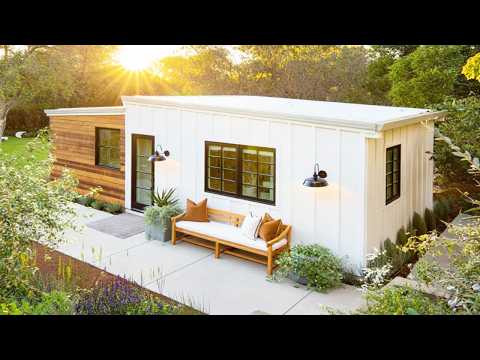 Beautiful little house with modern and comfortable interior makes everyone admire.