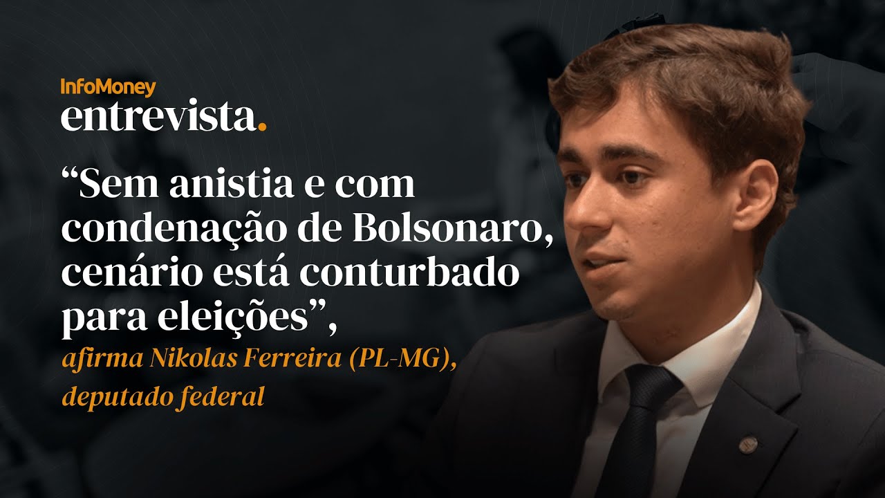 “Sem Bolsonaro, vai ser muito difícil”, diz Nikolas Ferreira sobre eleições | InfoMoney Entrevista
