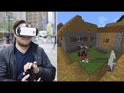 What Minecraft is like on Gear VR - UCddiUEpeqJcYeBxX1IVBKvQ