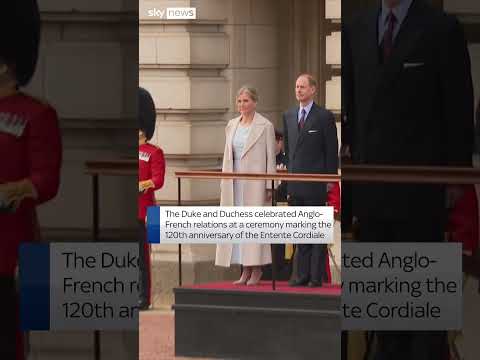 Duke and Duchess of Edinburgh mark 120th anniversary of Entente Cordiale