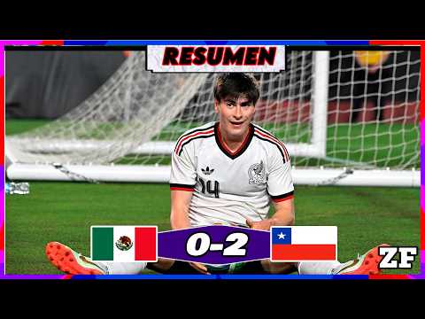 ✅ ASI FUE LA NUEVA DERROTA DE MÉXICO CON CHILE EN AMISTOSO INTERNACIONAL 🏆