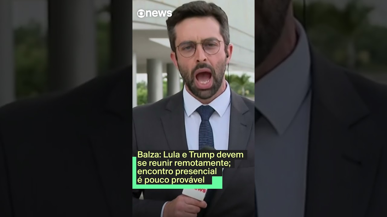 Balza Lula e Trump devem se reunir remotamente encontro presencial é pouco provável