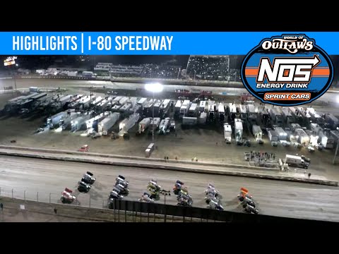 World of Outlaws NOS Energy Drink Sprint Cars I-80 Speedway, October 14, 2022 | HIGHLIGHTS - dirt track racing video image