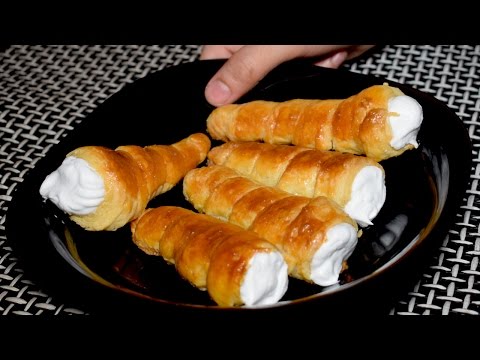 Cream Roll Recipe With Homemade Dough - Cream Puff Pastry Recipe by Kitchen with Amna - UCQ2P7C8UGoVM6AhqsVx-M0Q