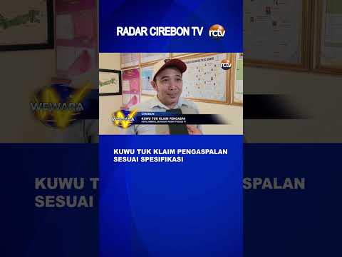 Kuwu Tuk Klaim Pengaspalan Sesuai Spesifikasi