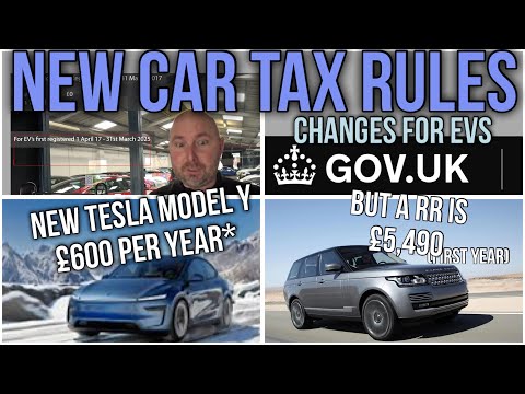 2025 UK Road Tax - Electric Vehicles could cost more than you think! new and old