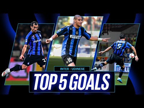 ADRIANO, STANKOVIC, RECOBA E.. SERVE ALTRO? 🎮 | INTER HISTORY | TOP 5 GOALS vs UDINESE ⚽