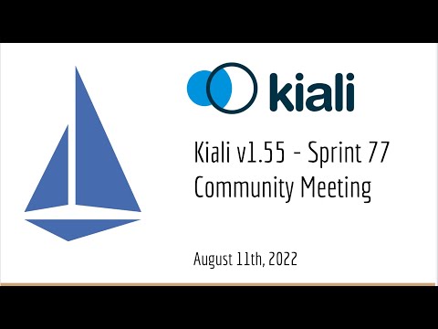 Thumbnail for Kiali Sprint 77 Demo [v1.55] - Service mesh management for Istio