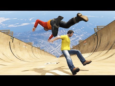 GTA 5 CRAZY Jumps/Falls Compilation #19 (GTA 5 Fails Funny Moments) - UCG67Fgo8Sxm4G4TMIFjXhjQ
