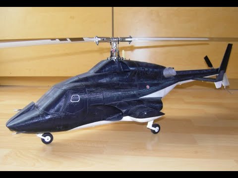 3D printer ile yapılan heli fuselage, mekanikler ve uçaklar