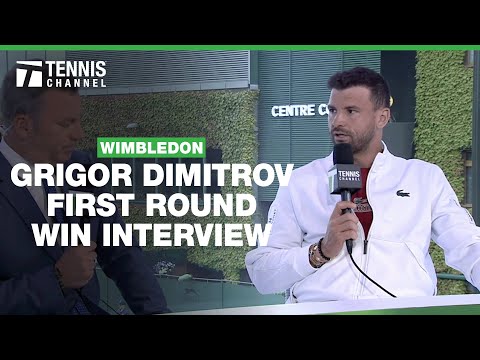 Grigor Dimitrov's 'complete tears' from watching Nadal-Federer '08 | 2024 Wimbledon First Round