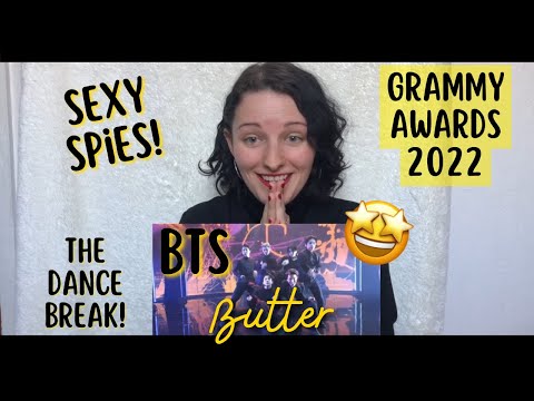 Vidéo BTS  - BUTTER AT 2022 GRAMMY AWARDS REACTION  ENG SUB