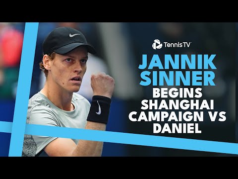 Jannik Sinner Begins Shanghai Campaign vs Taro Daniel 💥 | Shanghai 2024