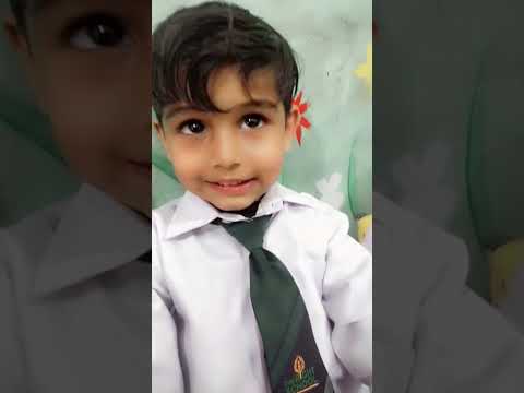 My first day at school. little cham #shorts #fun #trending #viral