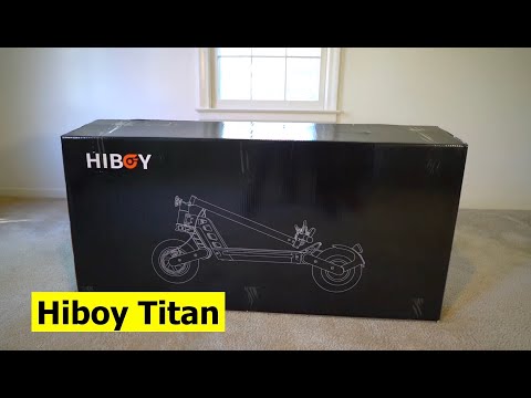 Hiboy Titan Electric Scooter Unboxing & Assembly