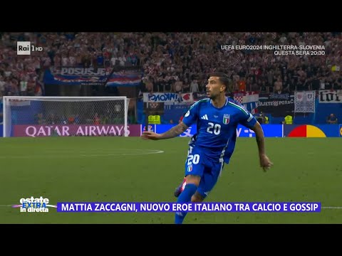 Zaccagni l'eroe azzurro di Lipsia, il gol per la moglie Chiara Nasti - Estate in diretta 25/06/2024