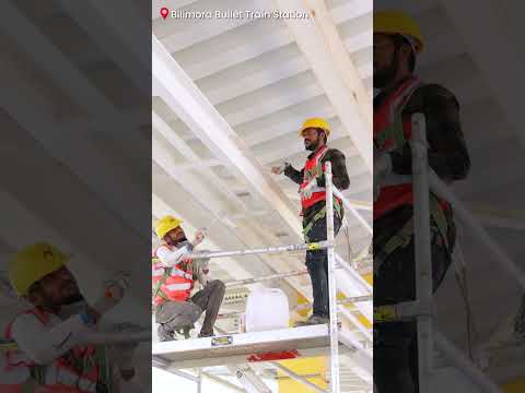 Bilimora Bullet Train Station Progress