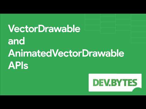 DevBytes: Android Vector Graphics - UC_x5XG1OV2P6uZZ5FSM9Ttw