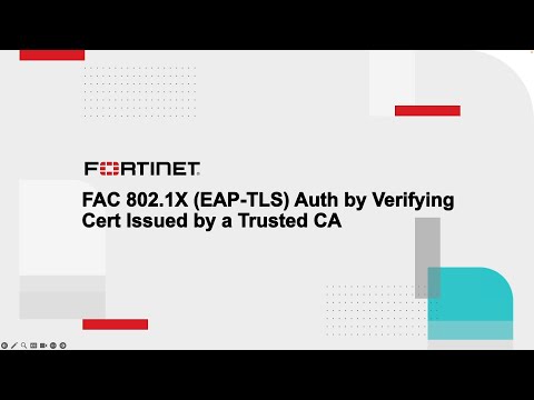EAP-TLS Authentication with FortiAuthenticator | Identity and Access Management