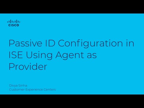 Configure PASSIVE ID in ISE using Agent