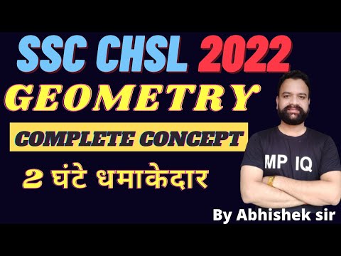 Geometry Complete Concept + Question by Abhishek Mishra For CGL,CHSL,MP SI,FOREST,PATWARI