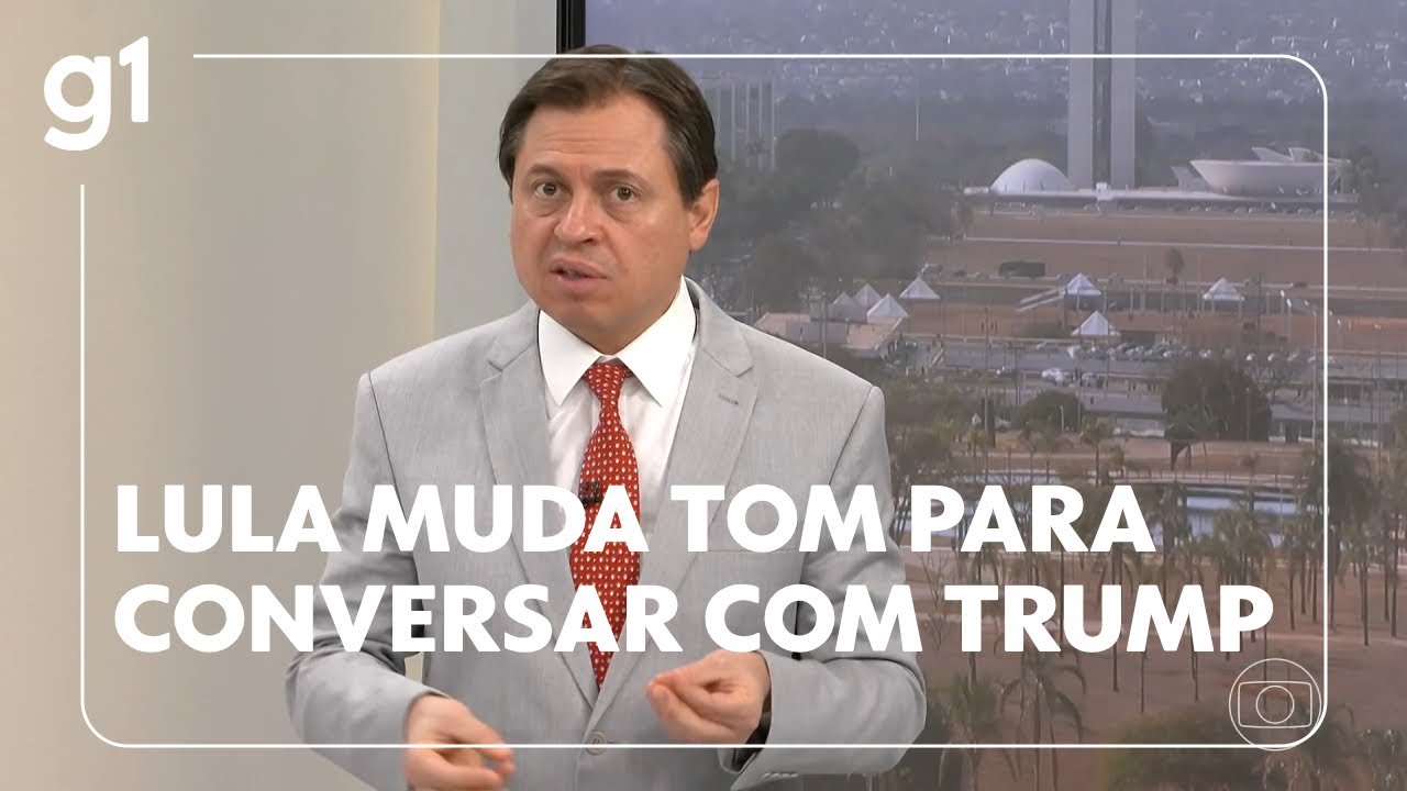 Gerson Camarotti Lula muda tom para conversar com Trump