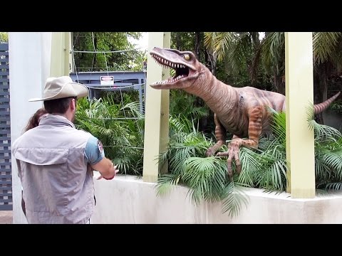 Jurrasic Park Raptor Encounter at Universal Studios Islands of Adventure - We Meet Lucy! - UCe-gHr2O_LP7t0YJYHZQZlg