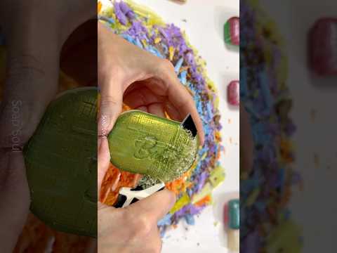 Soap cubes. Asmr soap cutting. Satisfying video  #soap #asmrsoap