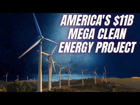 The largest clean energy project in US history starts construction costing B