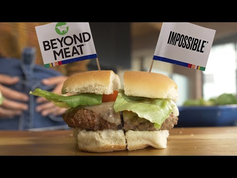 Impossible Burger vs Beyond Meat Burger Taste Test - UCOmcA3f_RrH6b9NmcNa4tdg