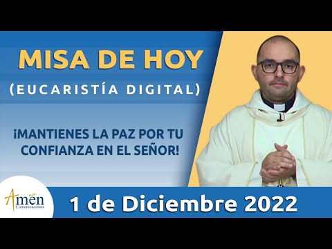 Misa de Hoy Jueves 1 de Diciembre 2022 l Eucaristía Digital l Padre Carlos  Yepes l Católica l Dios - Salmo da Bíblia