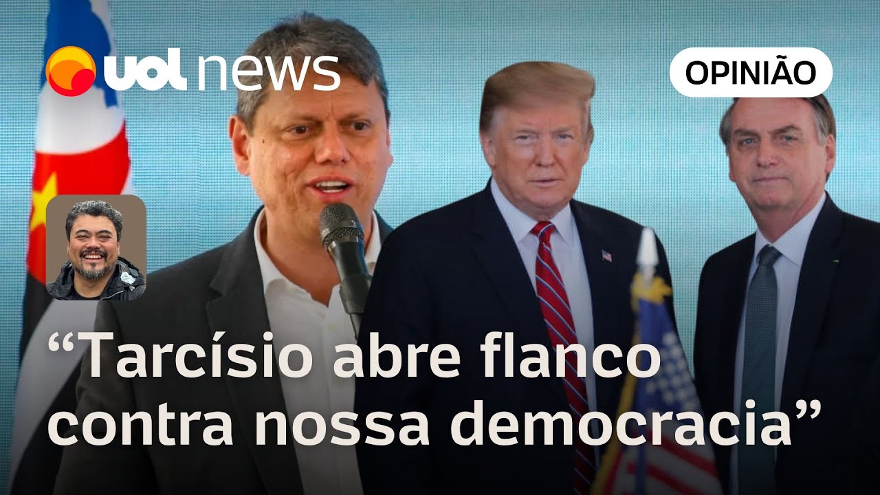 Tarcísio age contra democracia ao ignorar trama golpista e elo entre tarifaço e Bolsonaro | Sakamoto
