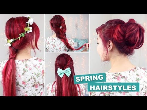 QUICK & EASY HEATLESS HAIRSTYLES FOR SPRING! 🌸