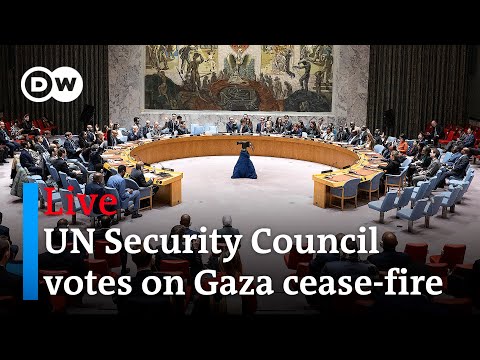 Watch Live: UNSC vote on new Gaza cease-fire resolution after US veto | DW News