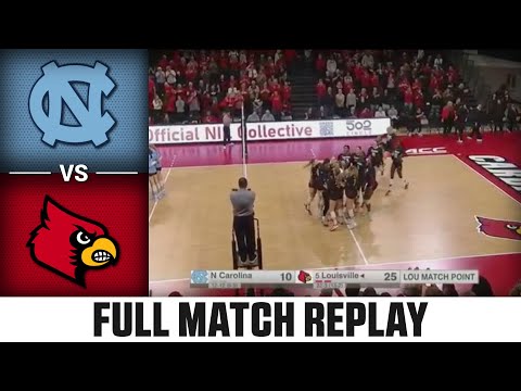 North Carolina vs. Louisville Full Match Replay | 2023 ACC Volleyball