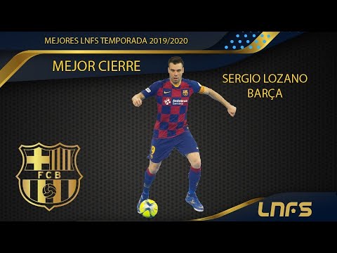 Sergio Lozano, Trofeo al 'Mejor Cierre' de la LNFS en la Temporada 2019/20