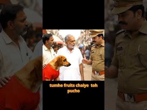 Uncle yelled at Sheru for stealing grapes but he didn't know the real reason!🐶🍇