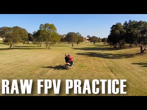 Raw FPV Training Session - Dirt Bike Visit in Park - UCOT48Yf56XBpT5WitpnFVrQ