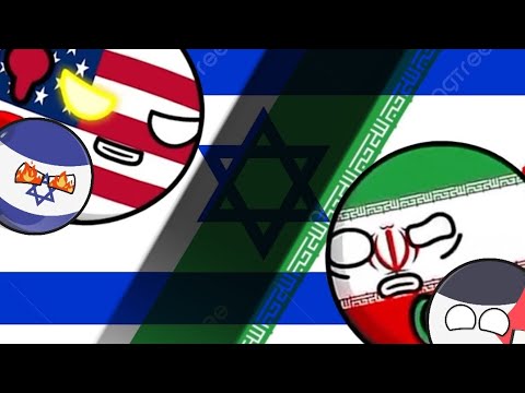 The war between Palestine and Israel. The United States helps in Israel. iran helps Palestine. 