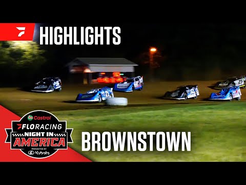 Castrol FloRacing Night in America at Brownstown Speedway 9/25/24 | Highlights - dirt track racing video image