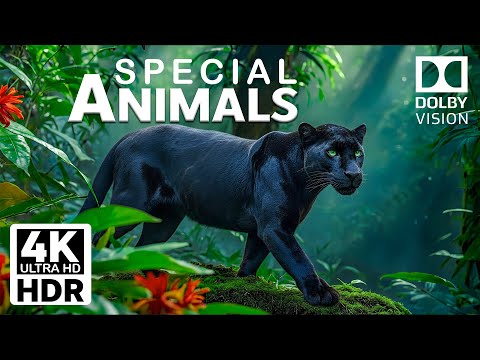 Wildlife in 4K HDR 60FPS 🦁 Relaxing Nature Cinematic Journey | Dolby Vision Ultra HD