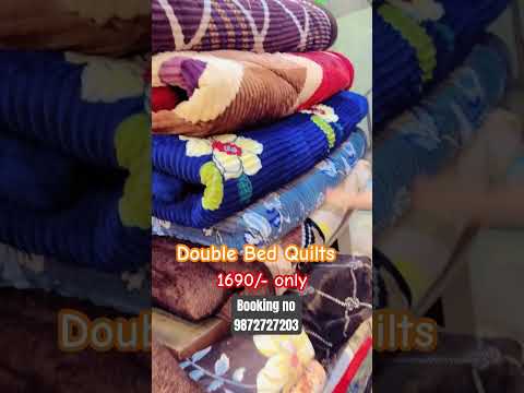 Double bed Quilt #onlineshopping #bedsheets #bedsheetscollection #quilt