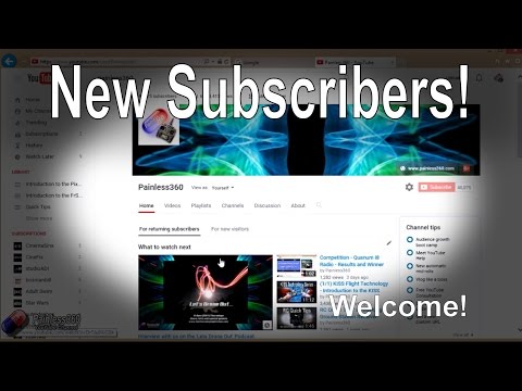 Welcome to New Subscribers (and a few tips!) - UCp1vASX-fg959vRc1xowqpw