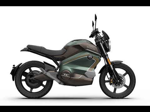 Super Soco Wanderer 2.5kw 45mph Electric Motorcycle Static Review vs TC Max & ER10 : Green-Mopeds