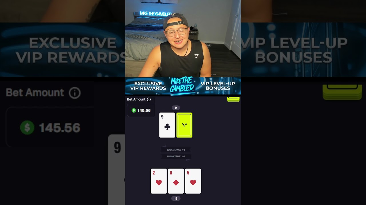 Blackjack Challenge Day 14 #gambling #blackjack #crypto