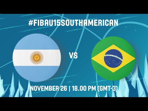 LIVE | SEMI-FINALS: Argentina v Brazil | FIBA South American U15 Women's Championship 2022
