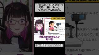 【行動が成功を呼び起こす！】実際に動いてる人って興味持つ人の〇%だって知ってた？ #切り抜き #shorts #vtuber #1766